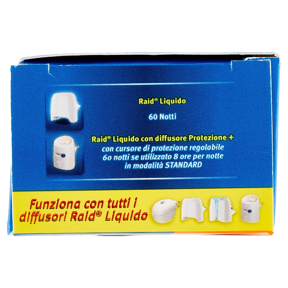 Raid Liquido Elettrico Ricarica, 60 Notti, Fiori d'Arancio, 36 ml